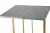 Import Spitiko Homes Accent Table With polished Iron and Marble top 16x16x22 Inch from Australia