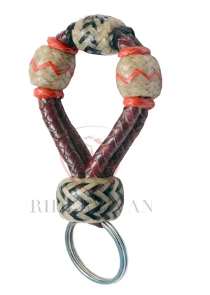 Designer Hand-Braided Mini Bosal Key chains