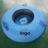 Inflatable Snow Tube Heavy Duty Durable Hard Bottom for Winter Fun