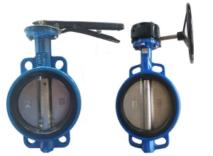 ductile iron wafer butterfly valve from China