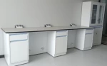 Factory Direct Selling Lab Table 7200mm Long All Steel Laboratory Wall Bench