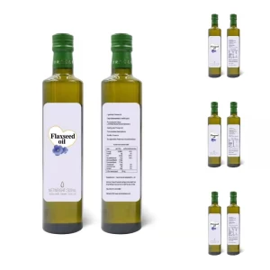 wholesale 500ml Linseed Oil 100% Flaxseed Oil Pure Flax Seed Oil