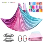Color aerial yoga hammock set home stretch yoga stretch with yoga rope yoga studio fitness Yoga hammocks
