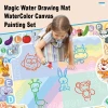 Learning Watercolor  Canvas painting set Aqua Magic Water Drawing Mat