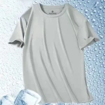 Quick drying ice silk mesh short sleeved t-shirt