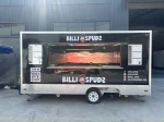 Food Trailer Fully Equipped Coffee and Food Truck Mobile Hotdog Cart