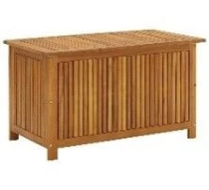 vidaXL Storage Box Natural Brown Solid Acacia Wood Medium Storage Box