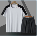 T Short and Short Lightweight Breathable Summer Shirt