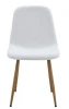 Wholesale lightweight beige thickened dining chairs with beautiful appearance