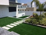 Lvyin Factory High UV Resistant Green Looking Customized Certificated Landscaping Synthetic Grass Turf