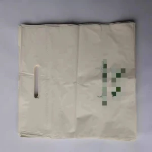 biodegradable compostable soft loop/die cut handle bags