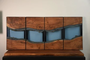 Divided wooden masterpiece
