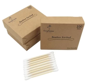 biodegrade dual tips cotton swabs dosmetic persoanl care cleaning