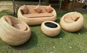 Cane Rattan sofa set