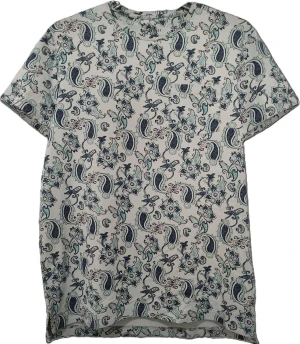 Men's 100% Cotton AOP Short Sleeve Round Neck T-Shirt