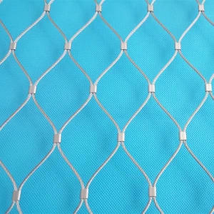 AISI 316 Stainless Steel Wire Rope Mesh For Zoo Mesh