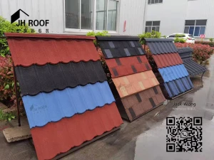 stone chip coated steel roof tile stone coated roof tile