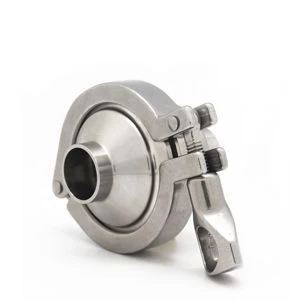 Sanitary Stainless Steel Clamped Check Valves