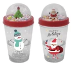 high quality cheap new plastic double wall tumbler for Christmas gift
