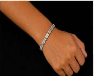 925 Silver Men Bracelet Stylish Sterling Silver Bracelet for Men