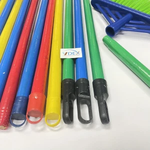 VDEX Factory Directly Wholesale Colorful Cable Wood Broom Stick Wooden Pole Made In Viet Nam