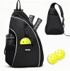 Multifunctional Waterproof Pickleball Sling Bag, Portable Outdoor Sports Backpack