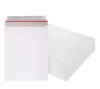 Flat rigid paperboard mailers self seal do not bend for photo, documents