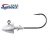 Import 0.9g-10.5g Jig Ball Double Eye Hook Lead Jig Head Hook Fishing Lures from China