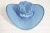 Import 1 color logo print blue nylon fold hat from China