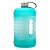 Import 1 Gallon fitness water bottle with custom logo with straw water bottles gym 1 gallon water jug with time marking with hooks from China