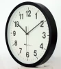 10 /12 inch round custom cheap plastic printed simple wall clock for promotion