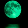 10 inch plastic frame  luminous dial metal hands  night glow wall clock good for home decoration