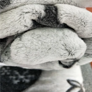 100% polyester knitted mattress ticking printing fuzzy flannel fleece fabric