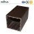 Import 100mm faux wood square hollow timber tube and plastic wood beams from China
