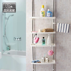 1031 SQ bathroom 4-tier bath shelf above the toilet corner shelf