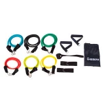 11 Pcs Expander Tubes Rubber Band For Resistance Training, Physical Therapy, Home Gyms Workout fitness accessory