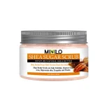 120g organic shea butter wholesale exfoliating  whitening sea salt body scrub