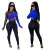 Import 12AF189 wholesale sexy long sleeve mesh splice skintight perspective Sweat Suits High Fashion 2021 women clothing from China