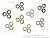 14*21.8*4.2mm brass eyelets for leather shoes metal Jackets fabric banner eyelet grommet and washer