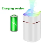 1.4L Air Humidifier USB Diffuser Cute Cat Humidifier for Home Office Air Purifier Large Capacity With Led Night Lights