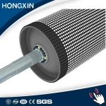 15 mm thick wear resistant ceramic rubber pulley lagging material handling equipment parts
