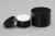 Import 15ml 50ml PP matte black plastic cosmetic jar from China