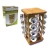 Import 16-Jar Bamboo Countertop Spice Rack Organizer, Wooden Spice Rack Holder from China