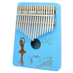 17 Key Kalimba Thumb Piano Drum Likembe Solid Wood Keyboard Percussion Instrument  Other Musical Instruments & Accessories