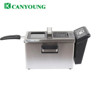 1800W 4.0L Stainless Steel Digital Electric Deep fryer with LCD Display