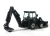 Import 1:87 scale CASE BLACK BACKHOE construction vehicles toys from China