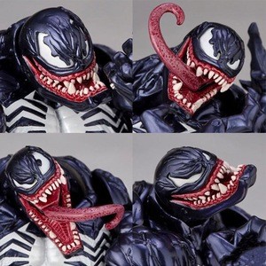 18CM Long Tongue Venom Costume Action Figure PVC Boy Toys Collection Anime Doll