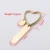 Import 18K Gold Plated Engraved Custom Logo Mirror Polished Stainless Steel Blank Keychain from China