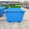 1m mobile heavy duty industrial steel waste / trash skip bins