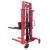 Import 1T-2T 1.6M-3.5M manual hydraulic elevator hand stacker forklifts from China